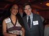 Authors Alaya Dawn Johnson and Paul Rudnick at the Scholastic "This Is Teen" Reception
